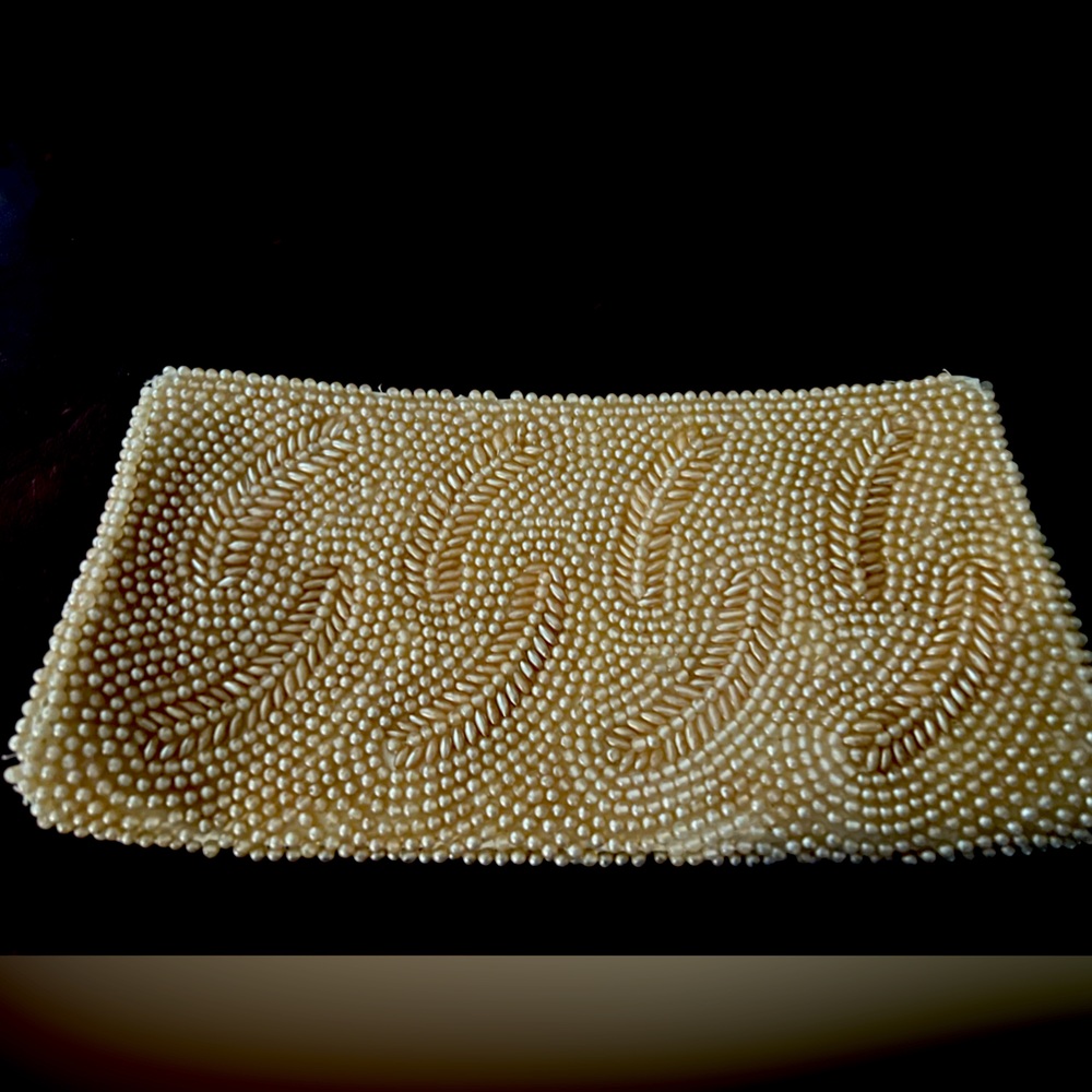 Beaded vintage clutch